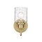 Z-Lite Kinsley 1 Light Wall Sconce, Heirloom Gold And Clear Seeded 340-1S-HG - alternate 3